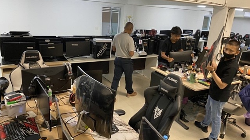 Online gamblers busted after Bt33.9m embezzled from local govt office Online gamblers busted after Bt33.9m embezzled from local govt office