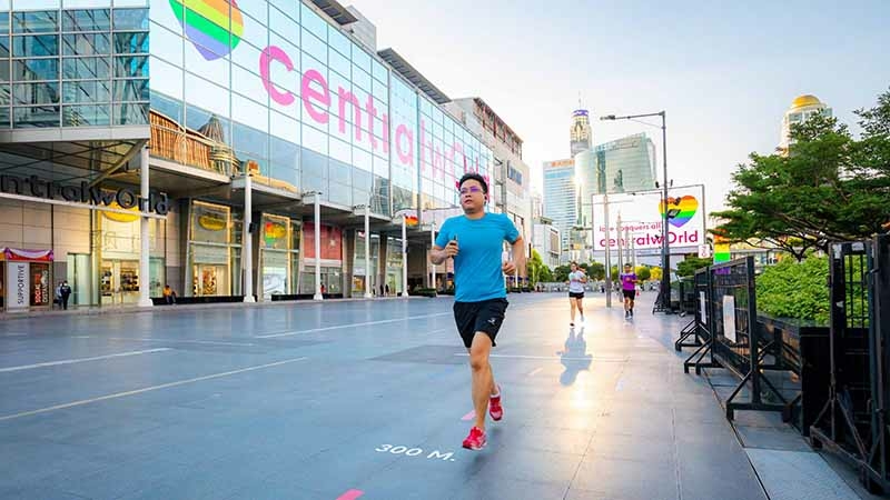 CentralWorld unlocking Bangkokian’s fitness with pop-up running track CentralWorld unlocking Bangkokian’s fitness with pop-up running track