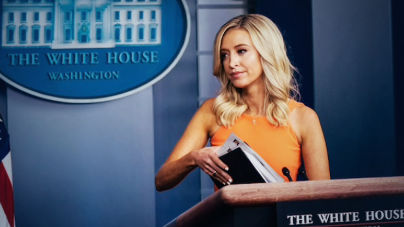 The political theater of Kayleigh McEnany's scripted walk-offs The political theater of Kayleigh McEnany's scripted walk-offs