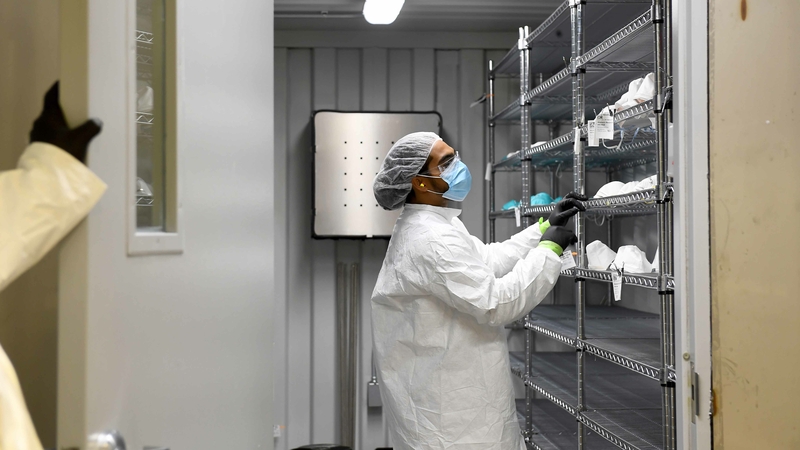 With protective equipment shortages lingering, health facilities turn to mask-cleaning system With protective equipment shortages lingering, health facilities turn to mask-cleaning system