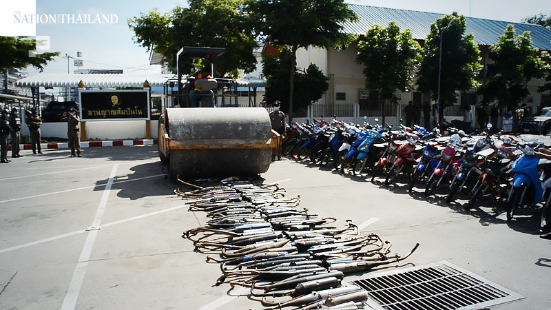 Udon Thani police fine over 1,400 bikers for street racing Udon Thani police fine over 1,400 bikers for street racing