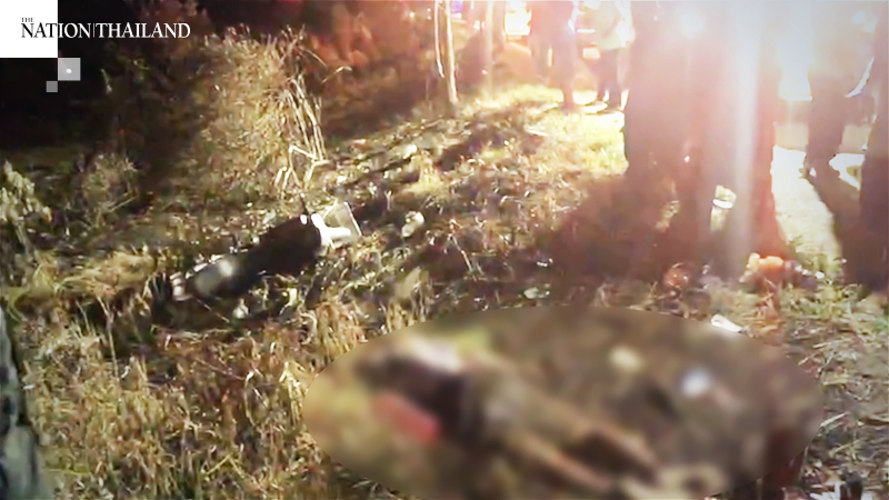 Pick-up truck mows down rescuers who were helping another victim Pick-up truck mows down rescuers who were helping another victim