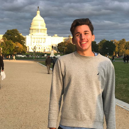 Alexander Auster, a student from Germany who is about to begin his second year at George Washington University Law School. MUST CREDIT: Photo courtesy of Alexander Auster
