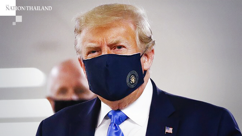 Trump dons mask in public for the first time, months after public health experts said everyone should Trump dons mask in public for the first time, months after public health experts said everyone should