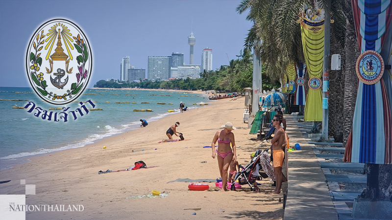 Jomtien Beach being widened under Bt1.1bn project Jomtien Beach being widened under Bt1.1bn project