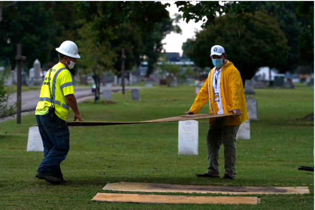 A century after a race massacre, Tulsa finally digs for suspected mass graves A century after a race massacre, Tulsa finally digs for suspected mass graves