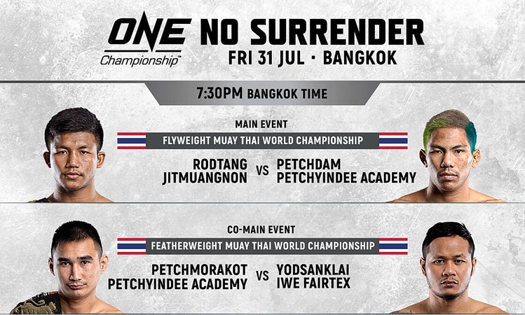 Mixed Martial Arts Bouts and More Added to ONE: NO SURRENDER Mixed Martial Arts Bouts and More Added to ONE: NO SURRENDER