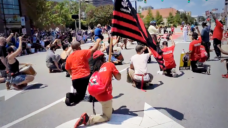 Thousands of U.S. workers walk out in 'Strike for Black Lives' Thousands of U.S. workers walk out in 'Strike for Black Lives'