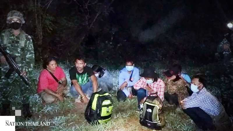 Police nab 45 illegal Cambodian migrants in Sa Kaew Police nab 45 illegal Cambodian migrants in Sa Kaew