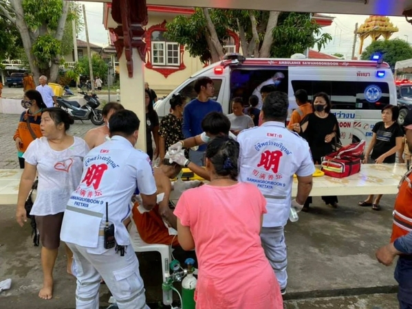 Two undertakers injured as crematorium explodes in Chonburi Two undertakers injured as crematorium explodes in Chonburi