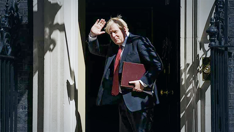 Boris Johnson, U.K. prime minister, at 10 Downing Street on July 21, 2020. MUST CREDIT: Bloomberg photo by Chris J. Ratcliffe.