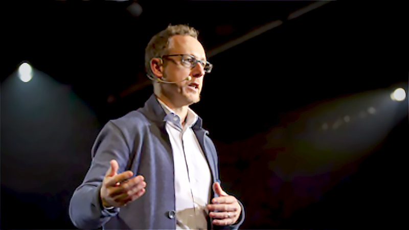 Rob Young, president of international at On Deck Capital Inc., speaks during the Canada Fintech Forum in Montreal on Oct. 23, 2019. MUST CREDIT: Bloomberg photo by Christinne Muschi.