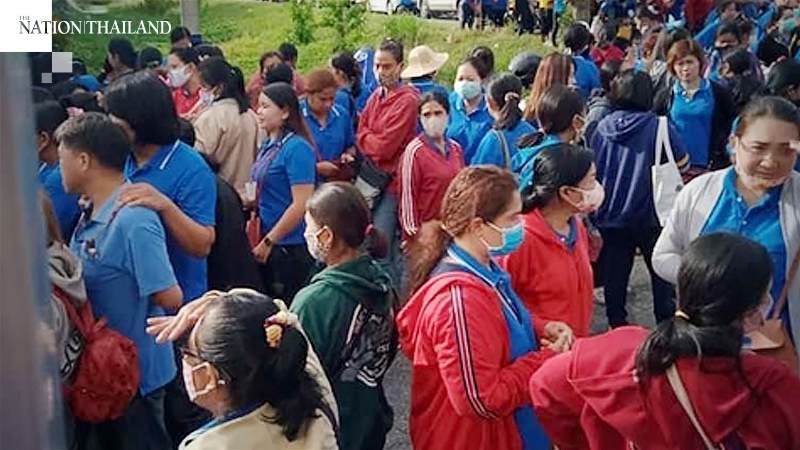 Labour protection agency steps in over mass lay-offs at Nakhon Sawan factory Labour protection agency steps in over mass lay-offs at Nakhon Sawan factory