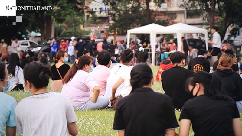 Phitsanulok protesters raise voices against government Phitsanulok protesters raise voices against government