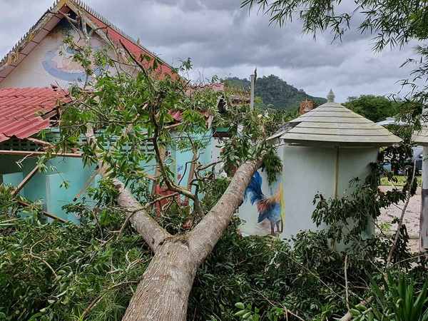 Sunday storm wreaks havoc in Chumphon Sunday storm wreaks havoc in Chumphon