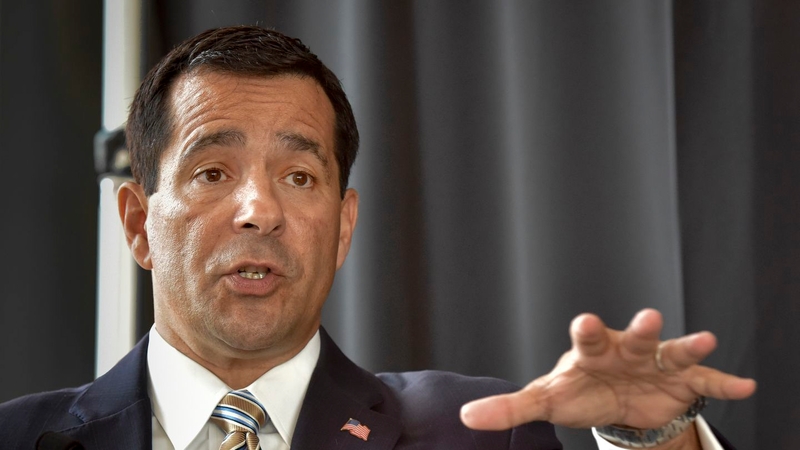 William Evanina, Director of the National Counterintelligence and Security Center, says that China wants President Donald Trump to lose in November and that Russia is denigrating Joe Biden. MUST CREDIT: Washington Post photo by Bill O'Leary