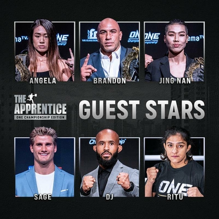 ONE Championship announces first six world champions to join the cast of ‘The Apprentice: ONE Championship Edition’ ONE Championship announces first six world champions to join the cast of ‘The Apprentice: ONE Championship Edition’