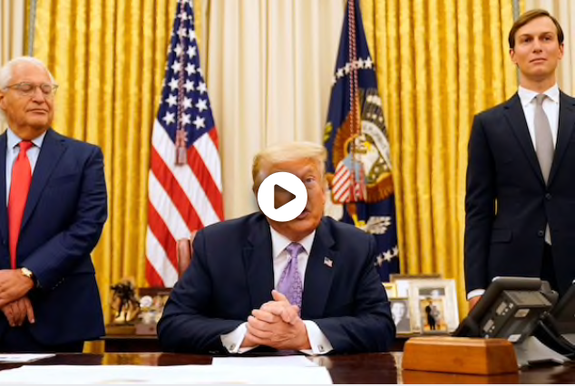 Trump announces historic peace agreement between Israel and United Arab Emirates Trump announces historic peace agreement between Israel and United Arab Emirates