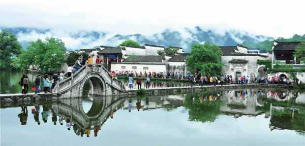 Hongcun in southern Anhui province. [Photo provided to China Daily]