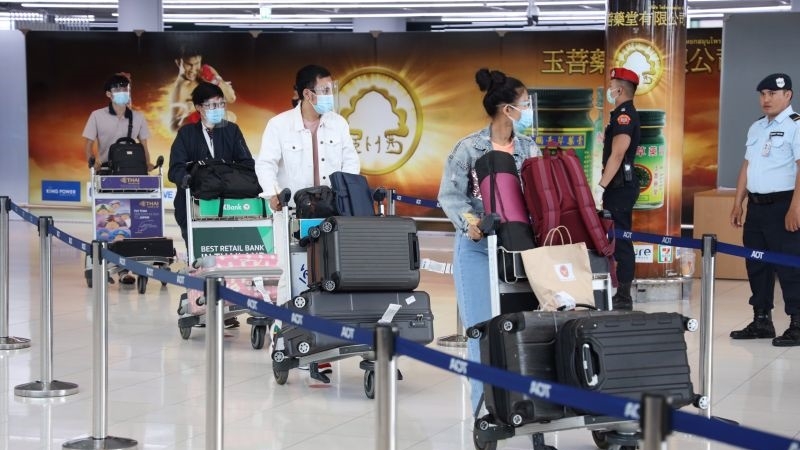 47 Thai cruise ship workers return from the Philippines 47 Thai cruise ship workers return from the Philippines