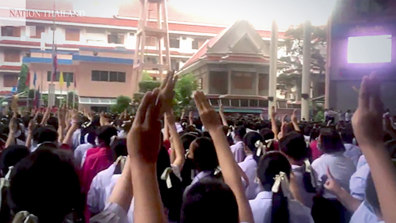 Students 'being watched' as pro-democracy movement spreads to schools Students 'being watched' as pro-democracy movement spreads to schools