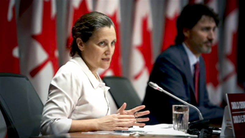 Trudeau names Freeland as Canada's finance minister Trudeau names Freeland as Canada's finance minister