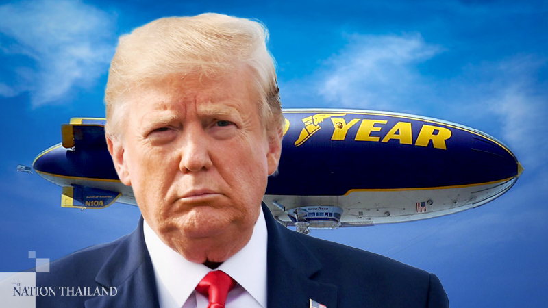 Trump tells supporters to boycott tires from Goodyear, claiming the company bans his campaign hats Trump tells supporters to boycott tires from Goodyear, claiming the company bans his campaign hats