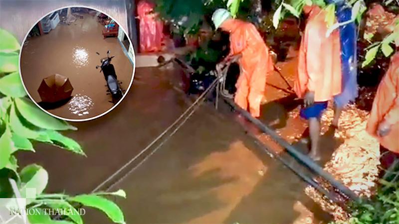 Phrae’s main city inundated overnight by heavy rainfall Phrae’s main city inundated overnight by heavy rainfall