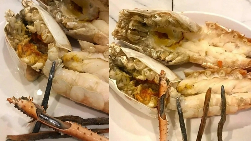 Bangkok seafood vendor caught cheating Bangkok seafood vendor caught cheating