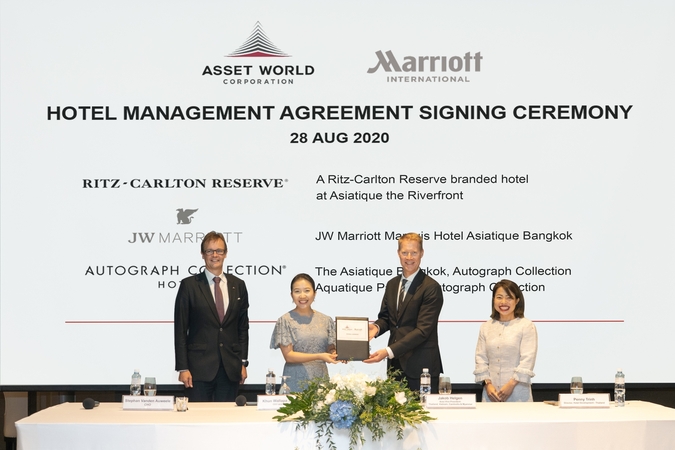 AWC, Marriott ink deal for 4 luxury hotels in Bangkok, Pattaya AWC, Marriott ink deal for 4 luxury hotels in Bangkok, Pattaya