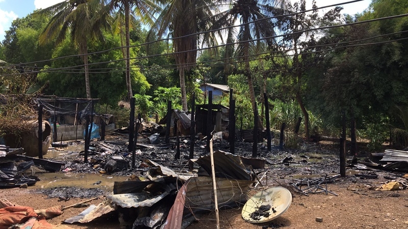Woman narrowly escapes fire Woman narrowly escapes fire