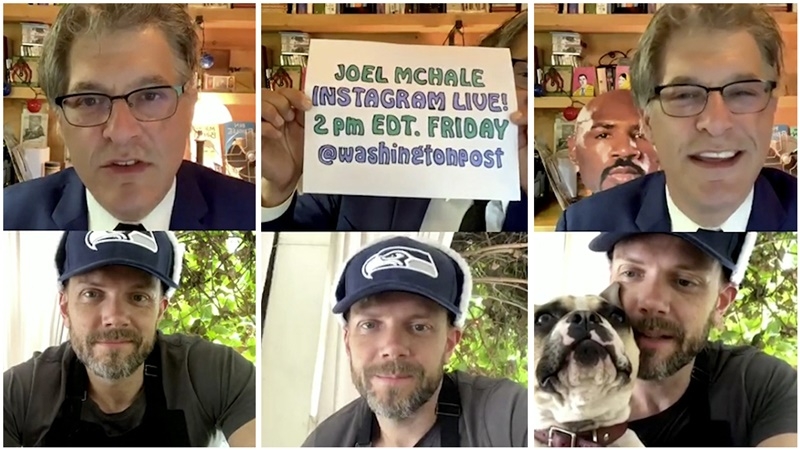 Actor, comedian and TV host Joel McHale joined Geoff Edgers for a conversation in late July. MUST CREDIT: The Washington Post