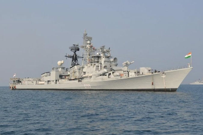 Biennial bilateral maritime exercise between Indian Navy and Russian Navy underway at Bay of Bengal Biennial bilateral maritime exercise between Indian Navy and Russian Navy underway at Bay of Bengal