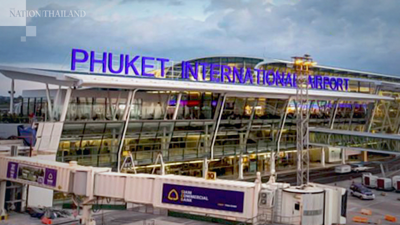Phuket Airport practises dealing with tourists in new normal Phuket Airport practises dealing with tourists in new normal