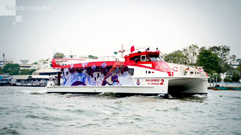 Red-flag express boats start plying Chao Phraya Red-flag express boats start plying Chao Phraya