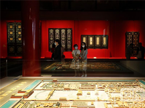 An exhibition marking the 600th anniversary of the completion of the construction of the Forbidden City opens in Beijing on Thursday. [Photo by Jiang Dong/China Daily]