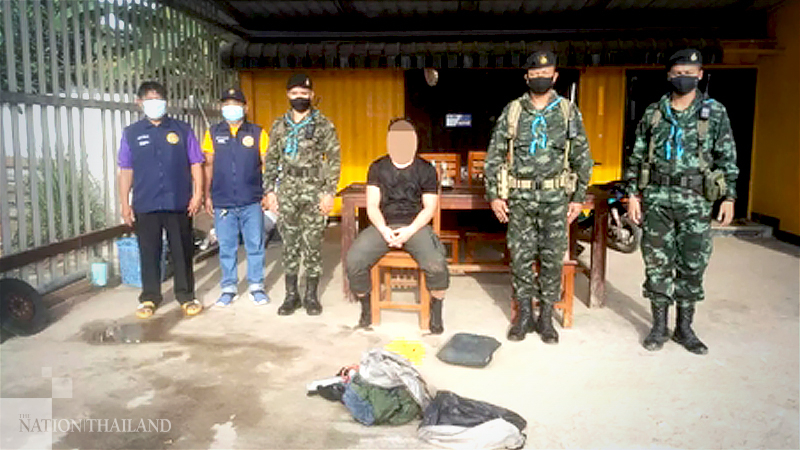 Chinese man held for crossing into Thailand illegally from Myanmar Chinese man held for crossing into Thailand illegally from Myanmar