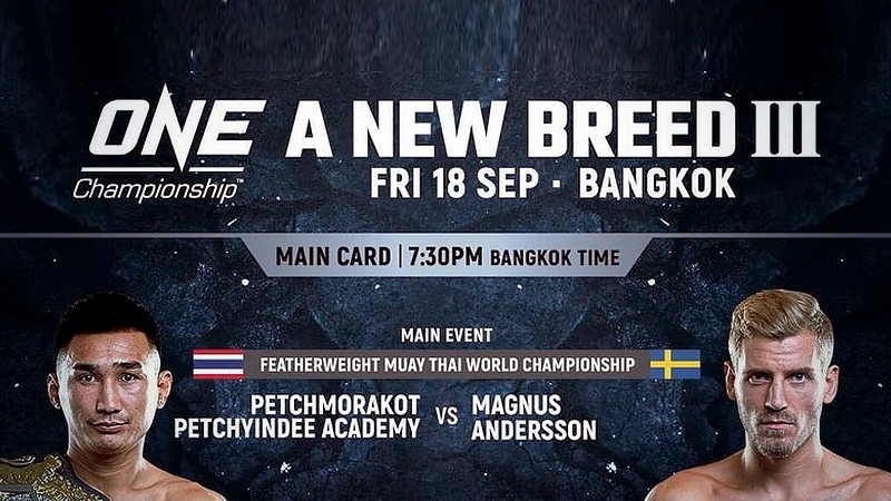 Andersson looks to upset Petchmorakot in ONE World Championship showdown Andersson looks to upset Petchmorakot in ONE World Championship showdown