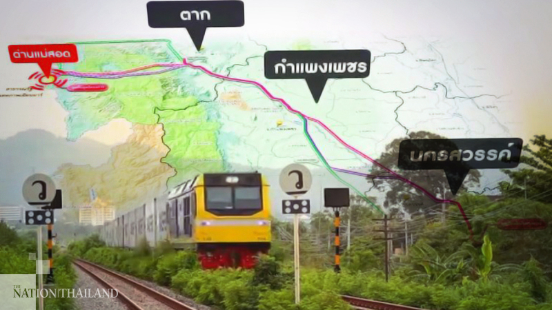 SRT launches Tak-Nakhon Sawan project for East-West Economic Corridor railway SRT launches Tak-Nakhon Sawan project for East-West Economic Corridor railway