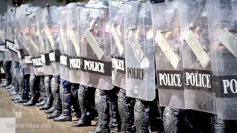 Police troops to be stationed across Bangkok to monitor Saturday protest Police troops to be stationed across Bangkok to monitor Saturday protest