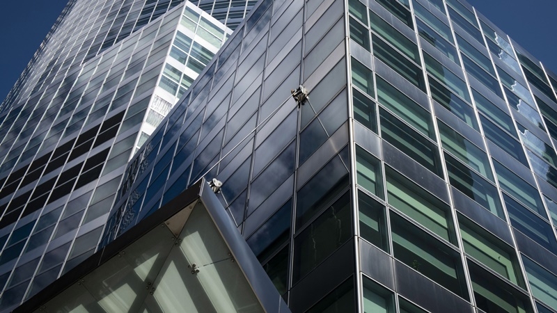 Goldman Sachs headquarters in New York on April 11, 2020. MUST CREDIT: Bloomberg photo by Mark Kauzlarich.