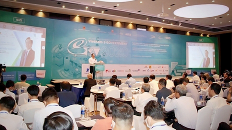 The Vietnam E-Government conference. — VNA/VNS Photo