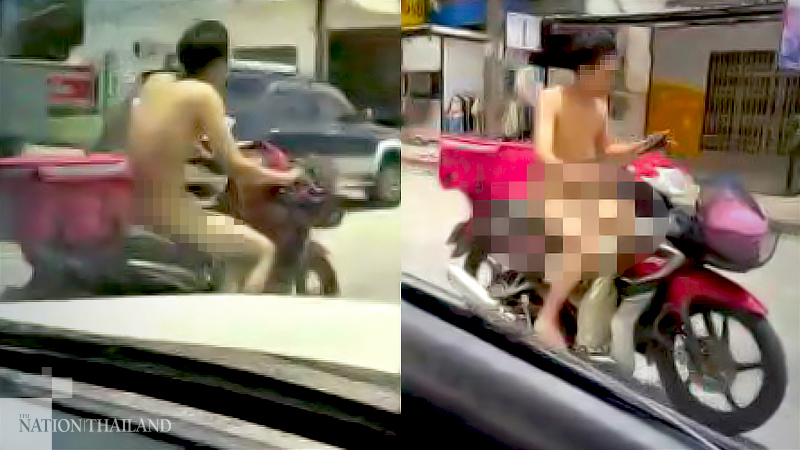 Nude food delivery biker let off with a fine Nude food delivery biker let off with a fine