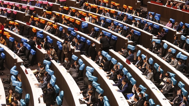 Parliament votes to delay charter amendment process Parliament votes to delay charter amendment process