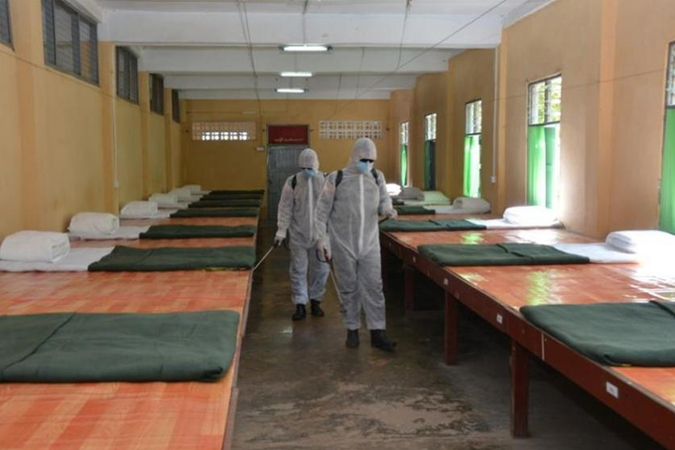 Yangon Quarantine Centers overloaded with suspect COVID-19 patients Yangon Quarantine Centers overloaded with suspect COVID-19 patients