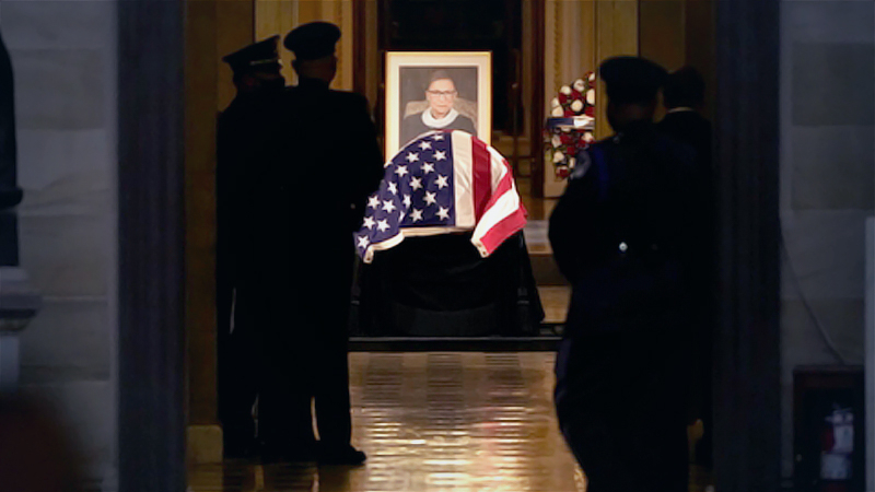 Ginsburg breaks one final barrier as first woman to lie in state at Capitol Ginsburg breaks one final barrier as first woman to lie in state at Capitol