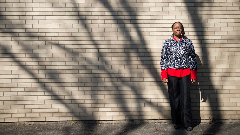 Kentucky Democratic state Rep. Attica Scott was arrested at the protest in Louisville on Thursday, Sept. 24. MUST CREDIT: photo for The Washington Post by Michael Noble, Jr.