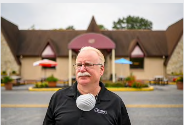 Mike Fratantuono, manager of Sunset Restaurant in Glen Burnie, Md., weighs in on the death of a family business. MUST CREDIT: Photo by Matt Roth for The Washington Post