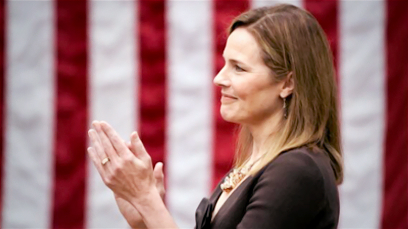 Trump nominates Amy Coney Barrett to the Supreme Court at White House event Trump nominates Amy Coney Barrett to the Supreme Court at White House event