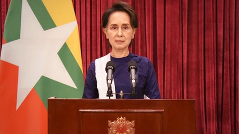 Despite struggle with COVID-19 pandemic, Investment more than previous year: Aung San Suu Kyi Despite struggle with COVID-19 pandemic, Investment more than previous year: Aung San Suu Kyi